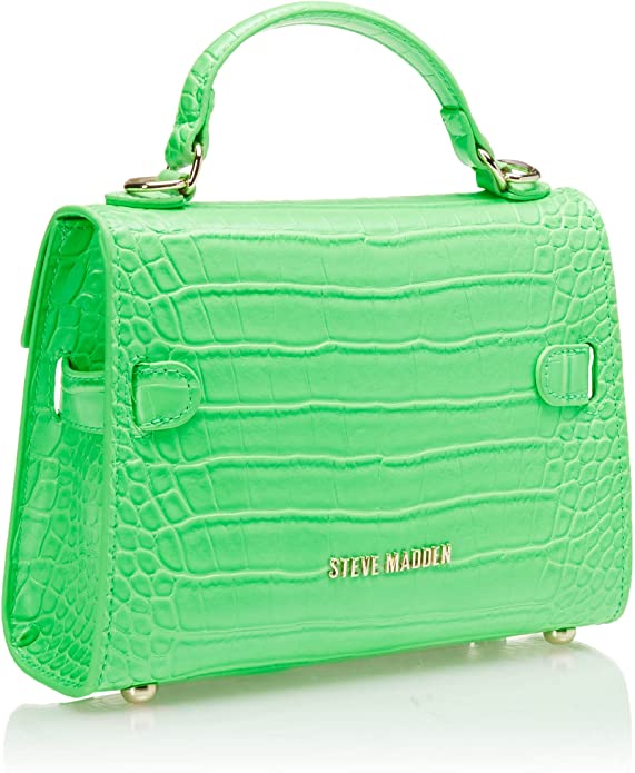 Steve Madden Steve Mdden DIGNIFY Croco Top Handle Bag, Lime