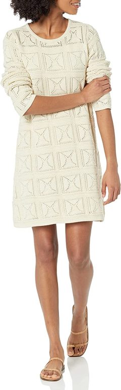 The Drop Women’s Laney Crochet Micro Mini Dress