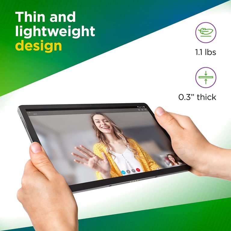 Lenovo – Tab P11 Plus – Tablet – 11″ 2K Display – MediaTek Octa-Core Processor – 4GB Memory – 128GB Storage – Dolby Atmos – Android 11 – Bluetooth & Wi-Fi – Long Battery Life