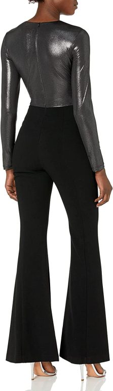 Black Halo Women’s Long Sleeve Tailored Jumpsuit