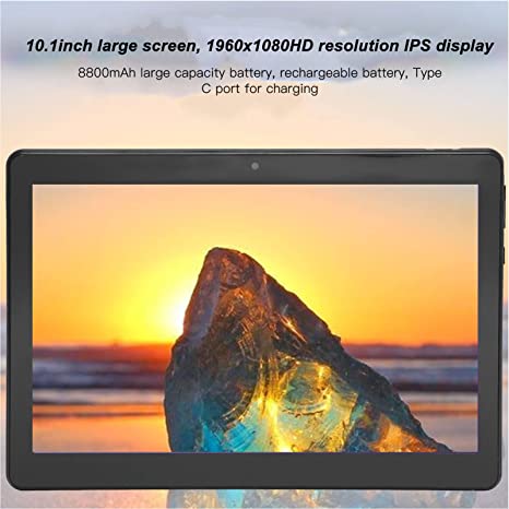 10.1 Inch Tablet Gray – 1960×1080 IPS HD Display, Kids Educational Tablet, 4GB RAM 64GB ROM, 10 Core Processor, 5MP + 13MP, Slim Metal Design, 8800mAh Long Lasting Battery