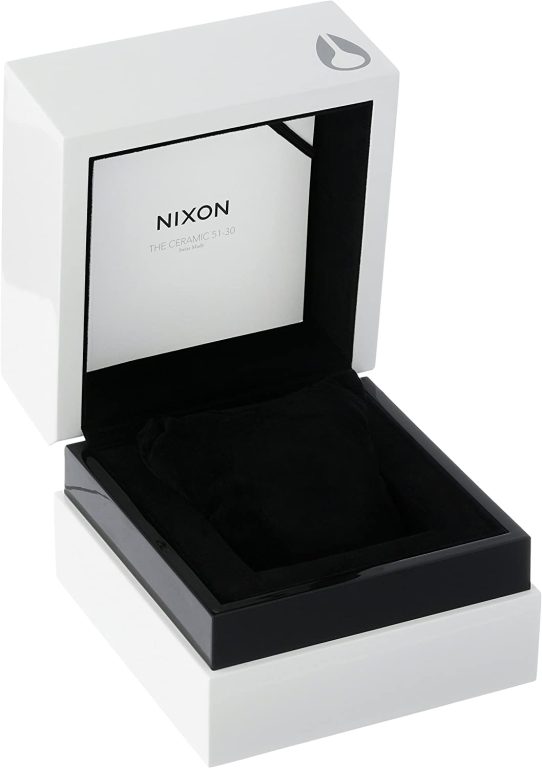 Nixon Men’s A148-126 Ceramic 42-20 Automatic White Dial Bracelet Watch