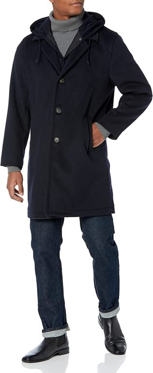 Vince Men’s Mixed Media Mac Coat