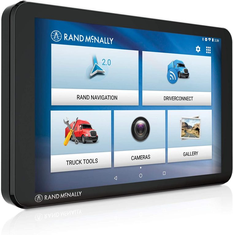 Rand McNally TND Tablet 85 8-inch GPS Truck Navigator with Built-in Dash Cam, Easy-to-Read Display and Custom Truck Routing, Black