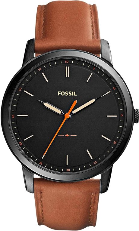 Fossil Men’s Minimalist Stainless Steel Slim Casual Watch