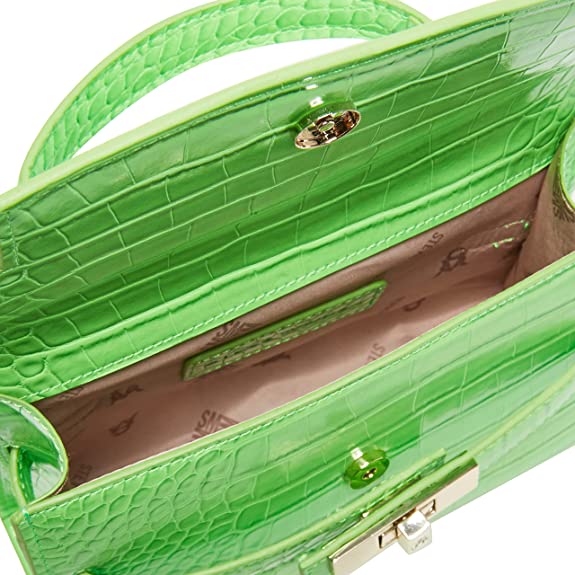 Steve Madden Steve Mdden DIGNIFY Croco Top Handle Bag, Lime