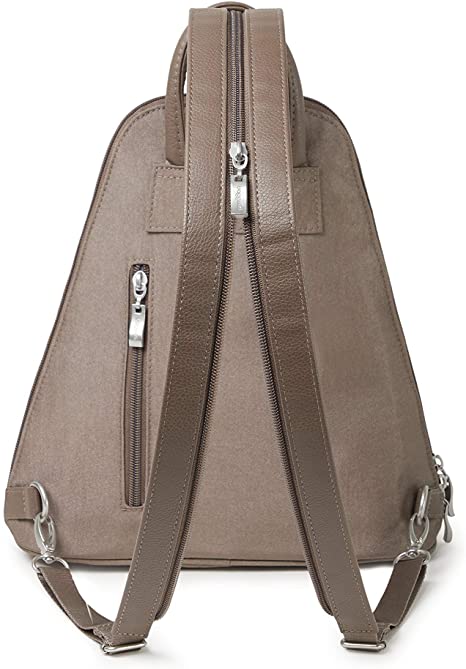 Baggallini Womens Metro Backpack With Rfid Phone Wristlet Handbags, Portobello Shimmer, One Size US