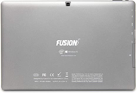 Fusion5 10″ Windows 11 Pro FWIN232 Plus S1 Ultra Slim Windows Tablet PC – (4GB RAM, USB 3.0, Micro HDMI, Intel Quad-Core CPU, IPS HD Display, 5MP and 2MP Cameras, Bluetooth 4.0, Windows 11) (64GB)