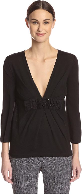 Valentino Women’s Mesh Detail Sweater