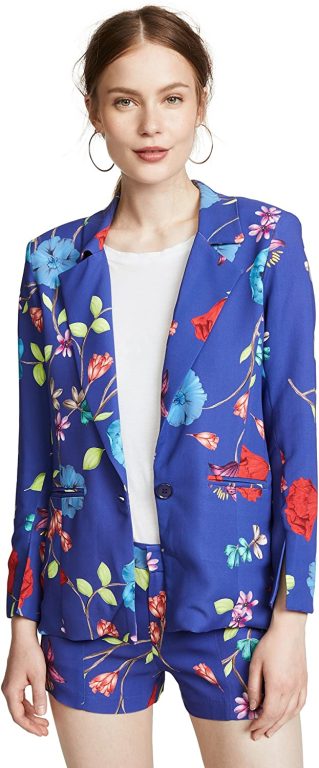 Parker Women’s Ginger Long Sleeve Fitted Floral Blazer