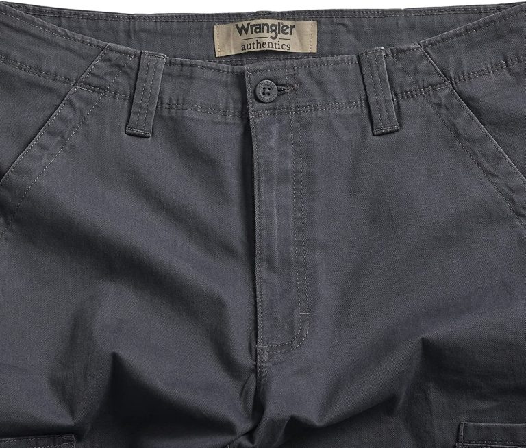 Wrangler Authentics Men’s Relaxed Fit Stretch Cargo Pant