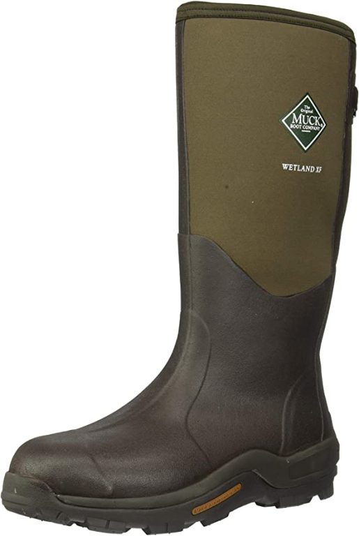 Muck Boot Unisex-Adult Wide Calf Men’s Wetland XF-Extra Fit Shaft