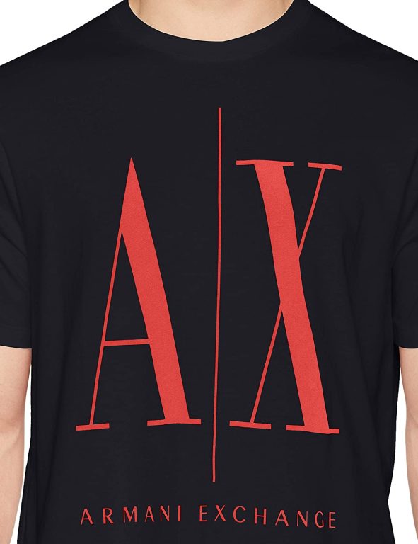 Crewneck t-shirt that includes large Armani Exchange logo from the 90’s.