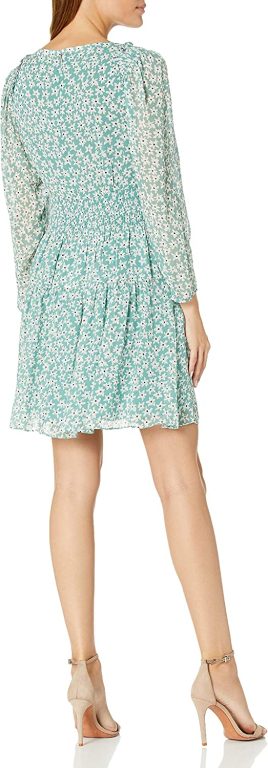 Rebecca Taylor Women’s Long Sleeve Star Smock Dress