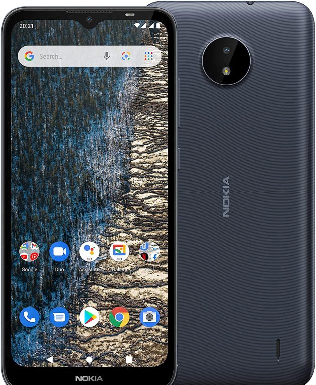 Nokia C20 | Android 11 (Go Edition) | 2-Day Battery | Dual SIM | 2/32GB | 6.52-Inch Screen | Dark Blue