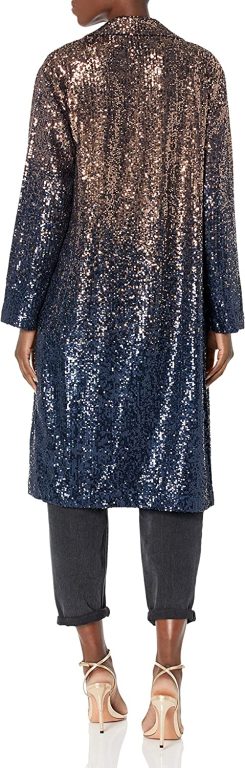 Trina Turk Women’s Open Sequin Soft Jacket