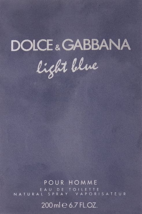 Dolce & Gabbana Light Blue for Men Eau de Toilette Spray, 2.5 Fl Oz