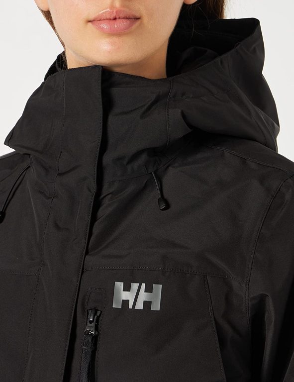 Helly-Hansen Womens Rigging Waterproof Breathable Rain Coat Jacket with Hood