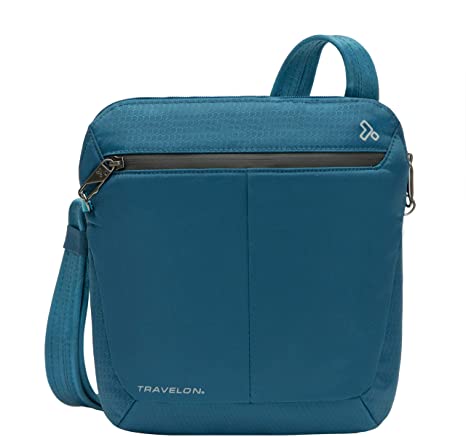 Travelon Anti-Theft Active Small Crossbody, Teal