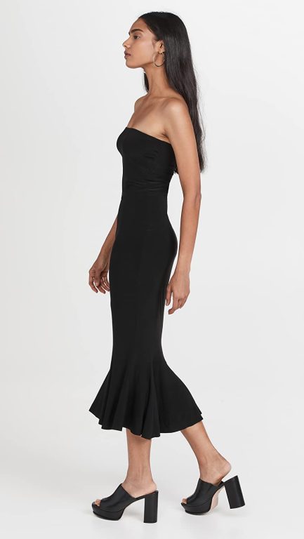 Norma Kamali Women’s Strapless Fishtail Dress