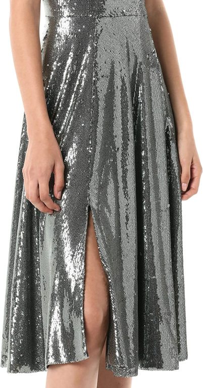 Dress the Population Women’s Mimi Sleevless Fit & Flare Sequin Midi Dress