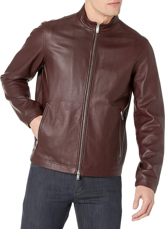 Theory Men’s Morvek Leather Jacket