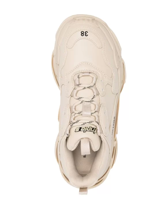 Balenciaga Triple S faux-leather sneakers