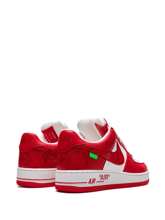 Nike x Louis Vuitton Air Force 1 Low “Virgil Abloh – White/Red” sneakers