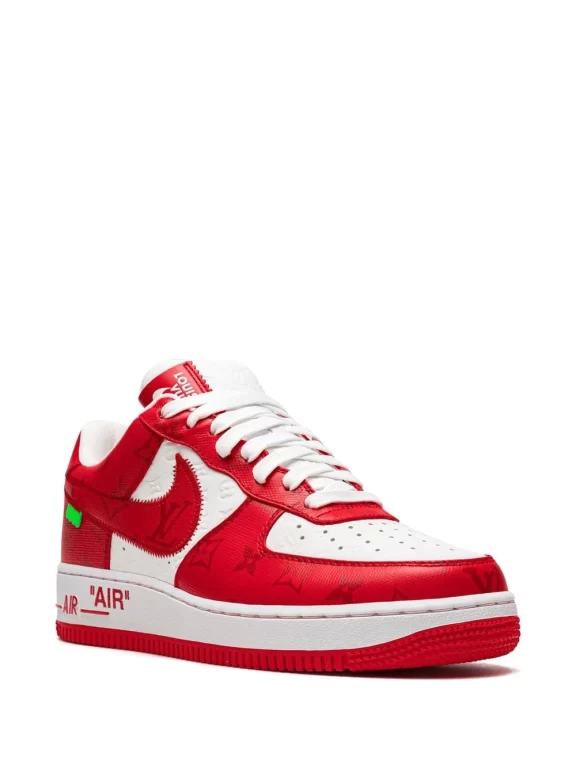 Nike x Louis Vuitton Air Force 1 Low “Virgil Abloh – White/Red” sneakers