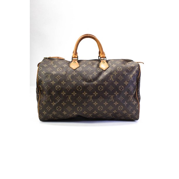 Pre-owned|Louis Vuitton Womens Speedy 40 Monogram Canvas Tote Handbag M41522 Brown