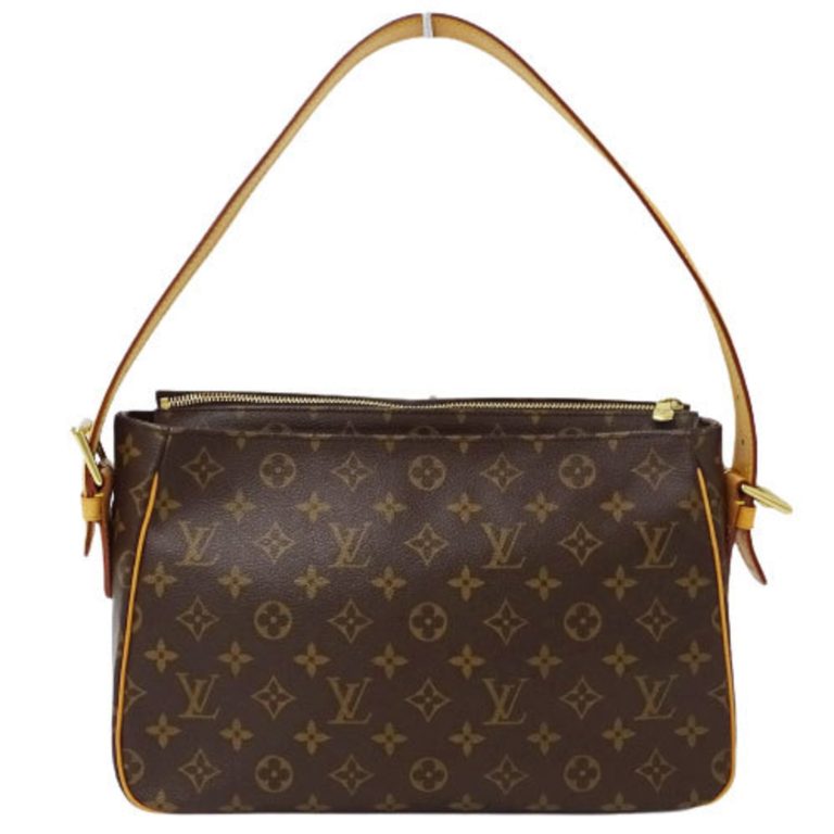 Authenticated Used Louis Vuitton LOUIS VUITTON Bag Monogram Women’s Shoulder Viva Cite GM M51163 Brown