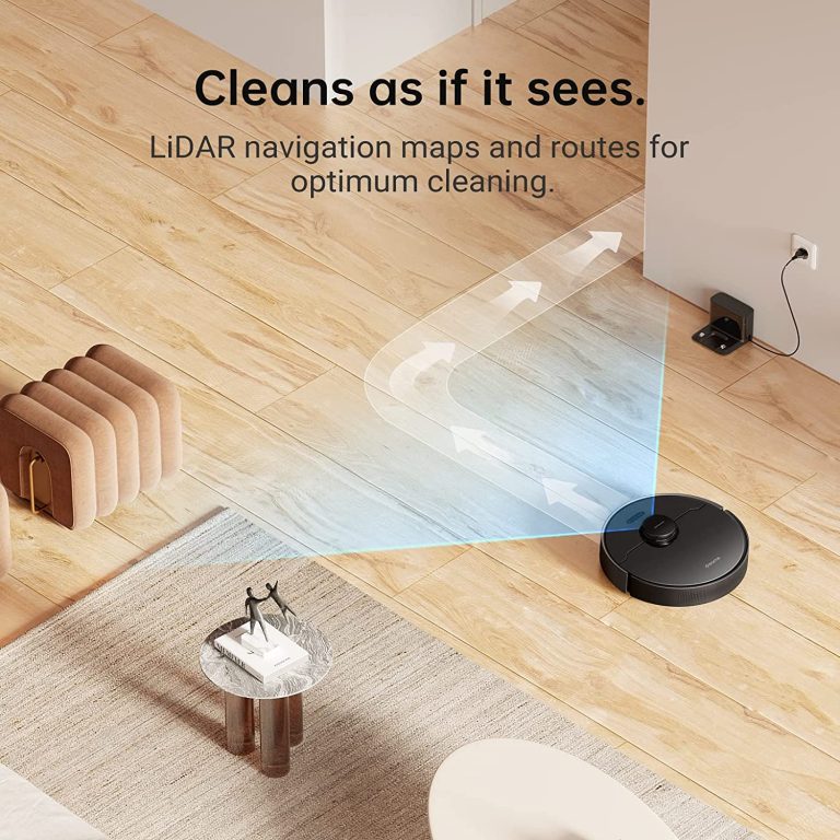 Dreametech L10 Pro Robot Vacuum Cleaner and Mop,with Superb Lidar Navigation,4000Pa,Multi-Floor Map