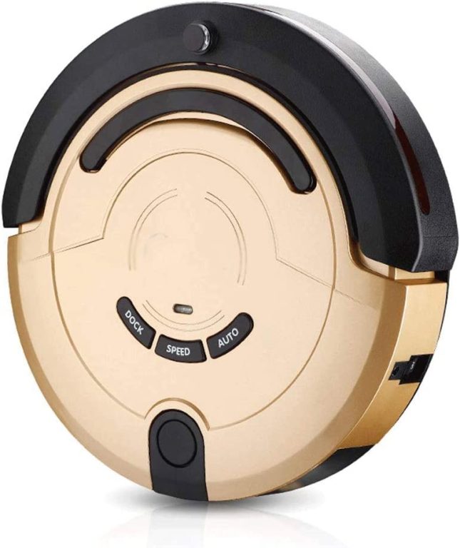 LHLLHL Vacuum Cleaner,Vacuum Home Automatic Intelligent Sweeping Robot Wiping The Ground Vacuum Cleaner No Sweep Robot (Color : Gold, Size : 32 * 32 * 8.7cm)