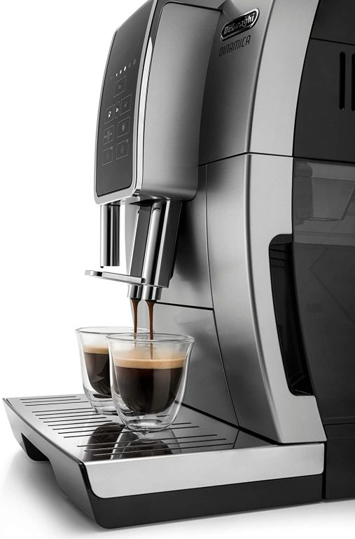 De’Longhi Dinamica Fully Automatic Coffee and Espresso Machine with Premium Adjustable Frother, Stainless Steel, ECAM35025SB Visit the De’Longhi Store