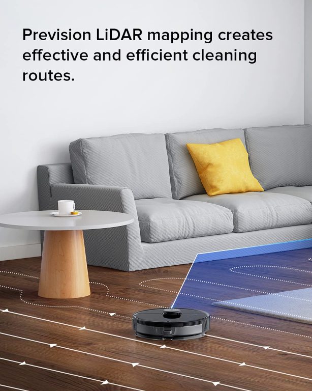 roborock S5 MAX Robot Vacuum and Mop Cleaner, Self-Charging Robotic Vacuum, Lidar Navigation, Selective Room Cleaning, No-mop Zones, 2000