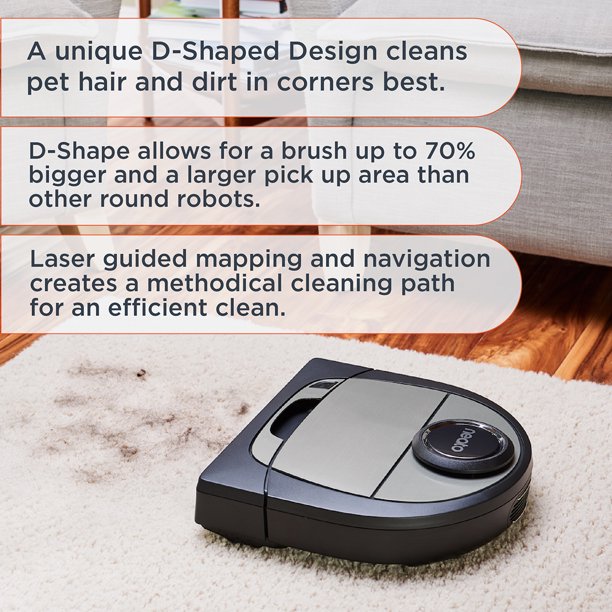 Neato Robotics Botvac D7 Wi-Fi Connected Robot Vacuum with Multi-floor Plan Mapping