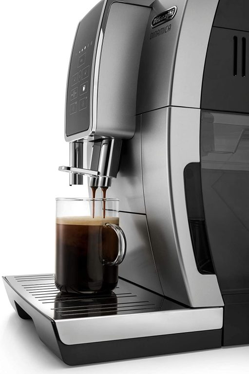 De’Longhi Dinamica Fully Automatic Coffee and Espresso Machine with Premium Adjustable Frother, Stainless Steel, ECAM35025SB Visit the De’Longhi Store