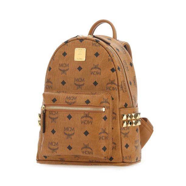 MCM Printed canvas Stark Bebe Boo Side Studs backpack