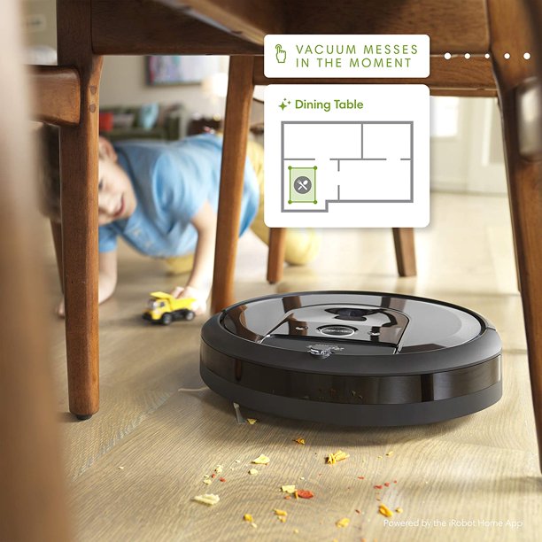 iRobot Roomba i7 (7150) Robot Vacuum- Wi-Fi Connected, Smart Mapping, Works with Alexa, Ideal for Pet Hair, Works With Clean Base