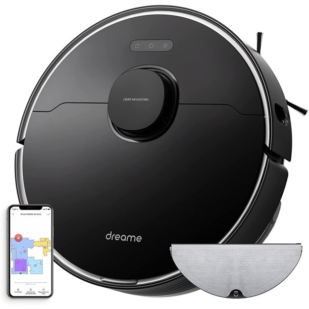 Dreametech L10 Pro Robot Vacuum Cleaner and Mop,with Superb Lidar Navigation,4000Pa,Multi-Floor Map