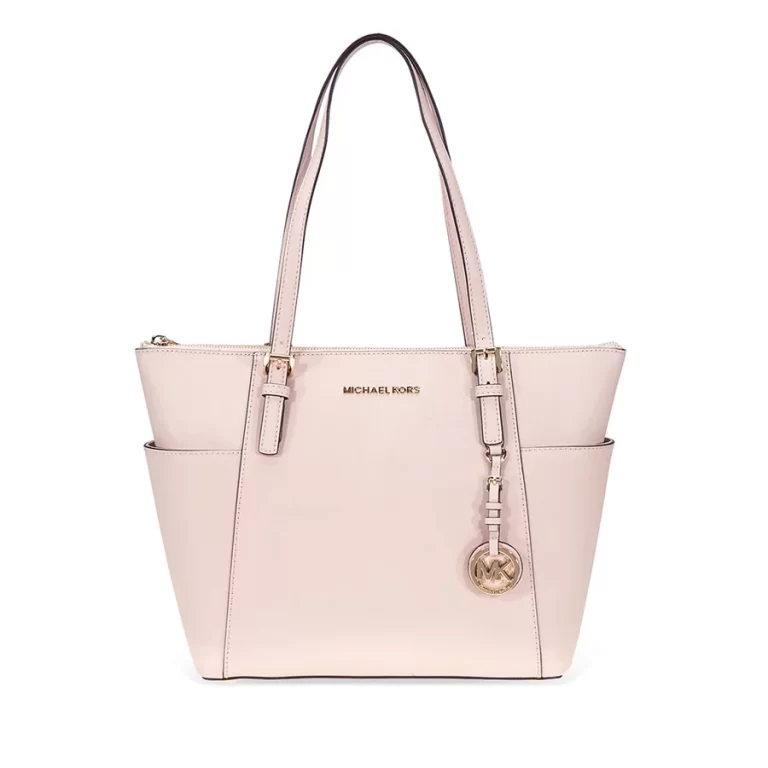 Michael Kors Jet Set Saffiano Leather Tote -Soft Pink