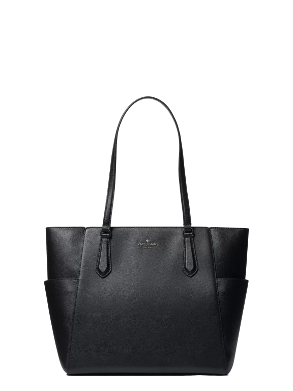 Kate Spade Tippy Medium Top Zip Tote in Black