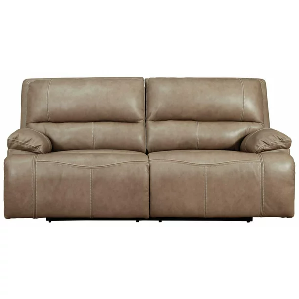 Signature Design by Ashley Ricmen 2 Seat Power Reclining Sofa with Adjustable Headrest