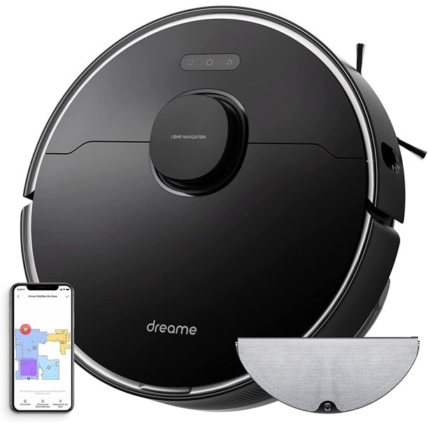 Dreametech L10 Pro Robot Vacuum Cleaner and Mop,with Superb Lidar Navigation,4000Pa,Multi-Floor Map