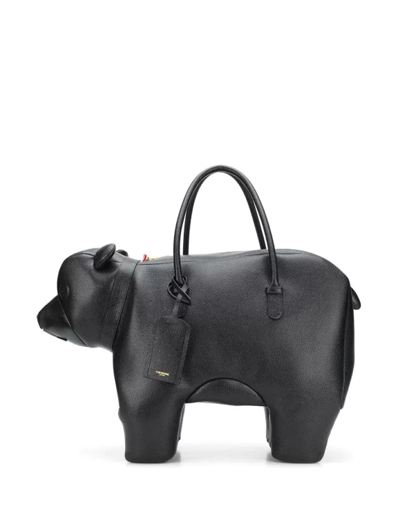 Thom Browne Bear pebbled bag