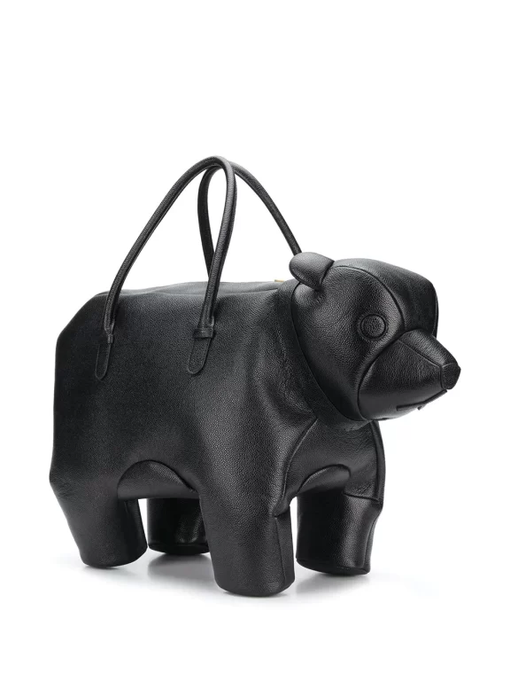 Thom Browne Bear pebbled bag