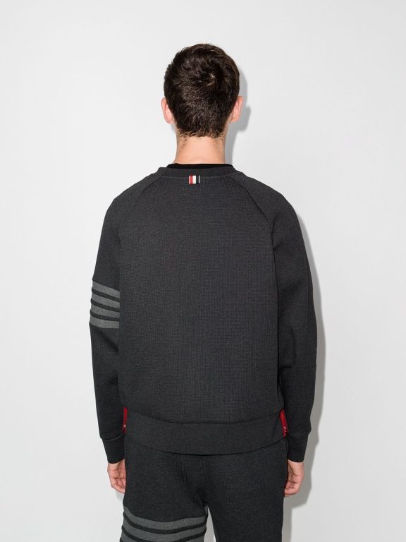 Thom Browne 4-Bar raglan-sleeve jumper