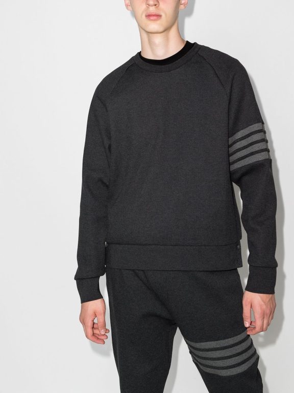 Thom Browne 4-Bar raglan-sleeve jumper