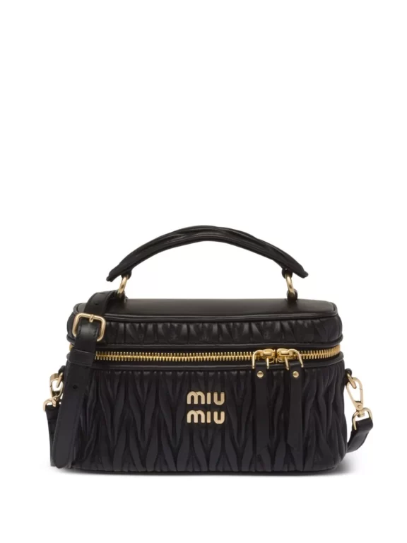 Miu Miu matelassé leather mini bag