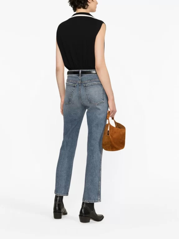 KHAITE The Abigail straight-leg jeans